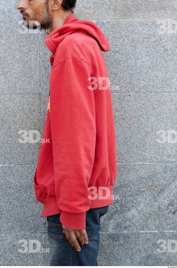 Arm Head Man Casual Sweatshirt Slim Average Street photo references