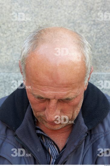 Head Hair Man Average Overweight Bald Street photo references