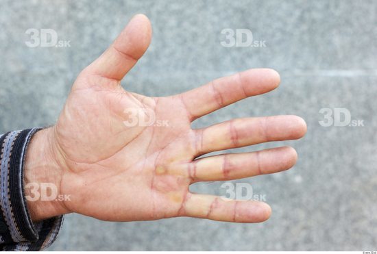 Hand Head Man Average Overweight Street photo references