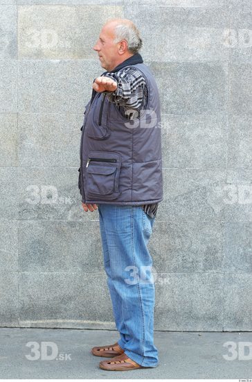 Whole Body Head Man T poses Casual Average Overweight Street photo references