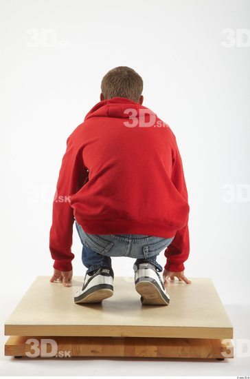 Whole Body Man Other White Casual Slim Studio photo references