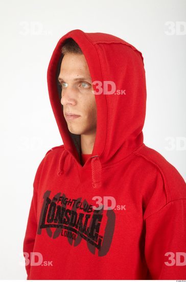 Whole Body Head Man Casual Sweatshirt Slim Studio photo references