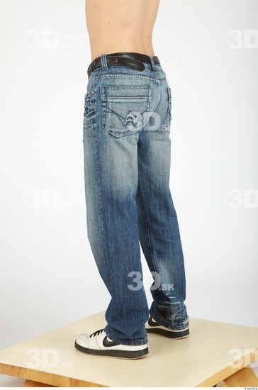 Leg Whole Body Man Casual Jeans Slim Studio photo references