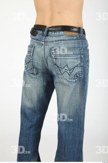 Thigh Whole Body Man Casual Jeans Slim Studio photo references