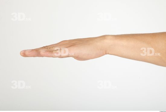 Hand Whole Body Man Casual Slim Studio photo references