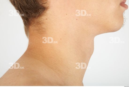 Neck Whole Body Man Nude Casual Slim Studio photo references