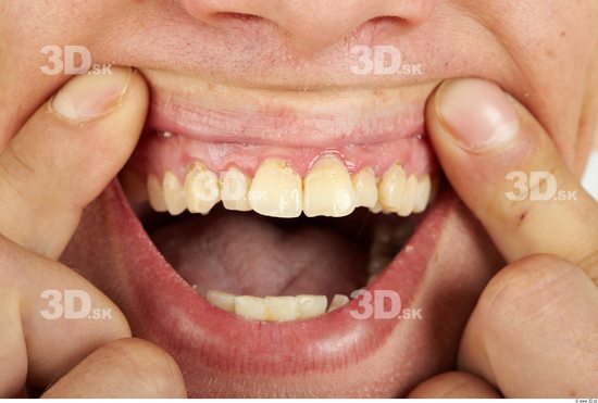 Whole Body Teeth Man Casual Slim Studio photo references