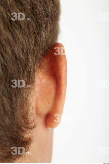 Ear Whole Body Man Casual Slim Studio photo references