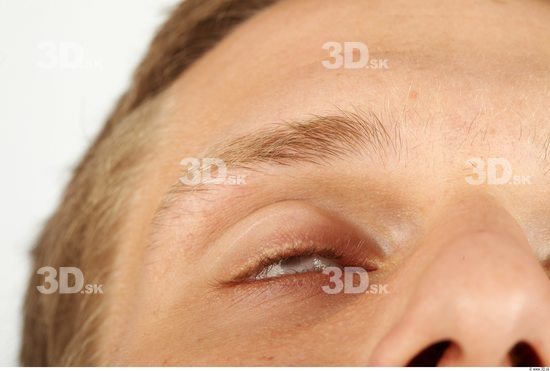 Eye Whole Body Man Casual Slim Studio photo references