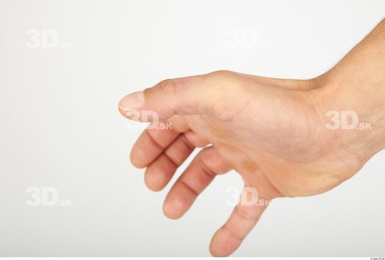 Fingers Whole Body Man Casual Slim Studio photo references