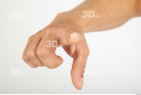 Fingers Whole Body Man Casual Slim Studio photo references