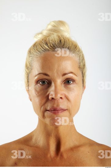 Head Woman Animation references White Athletic Wrinkles