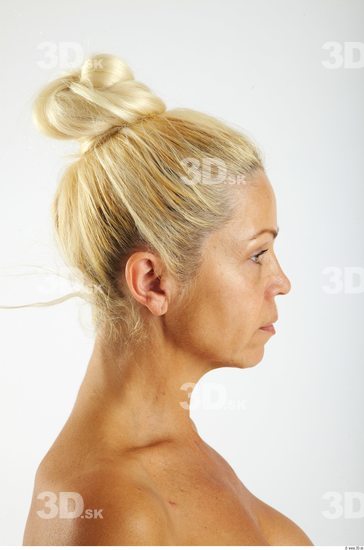 Head Woman Animation references White Athletic Wrinkles