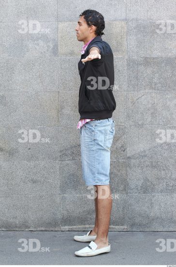 Whole Body Head Man T poses Casual Slim Street photo references