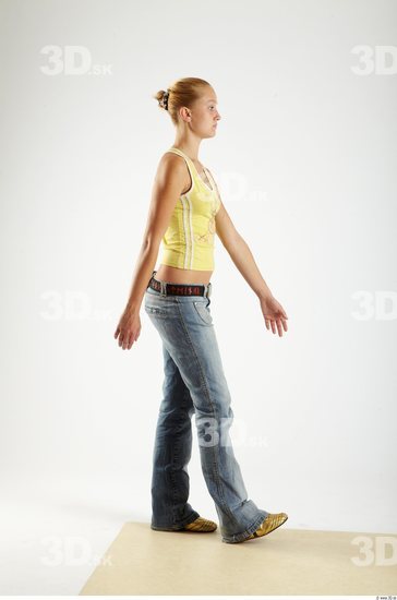 Whole Body Woman Animation references White Casual Slim