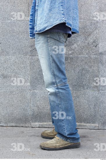 Leg Head Man Woman Casual Jeans Slim Average Street photo references