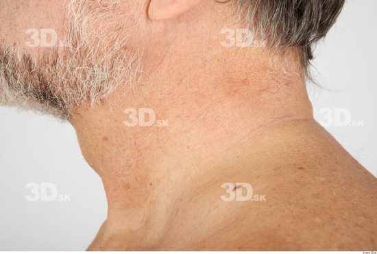 Neck Whole Body Man Nude Casual Chubby Studio photo references