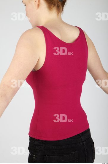 Upper Body Whole Body Woman Casual Singlet Slim Studio photo references