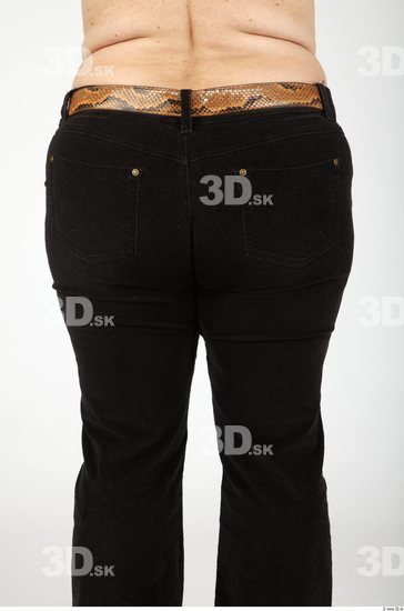 Thigh Whole Body Woman Casual Trousers Overweight Studio photo references