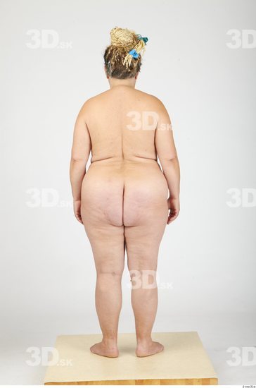 Whole Body Woman Nude Casual Overweight Studio photo references