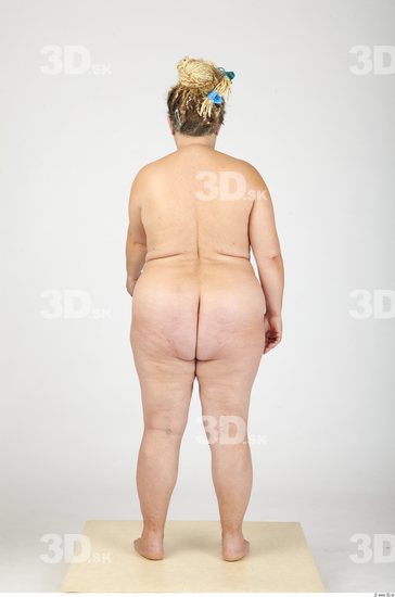 Whole Body Woman Nude Casual Overweight Studio photo references