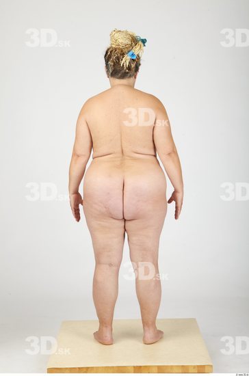 Whole Body Woman Nude Casual Overweight Studio photo references