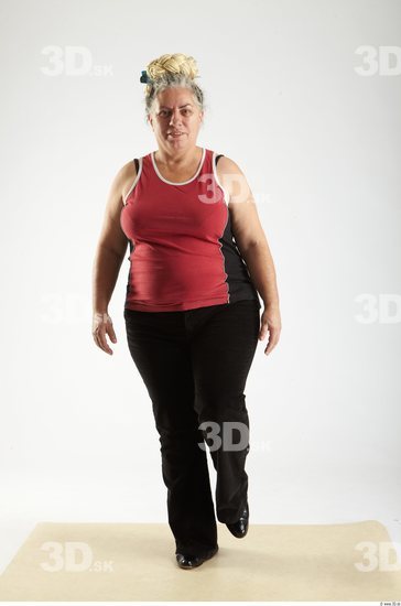 Whole Body Woman Animation references White Casual Overweight