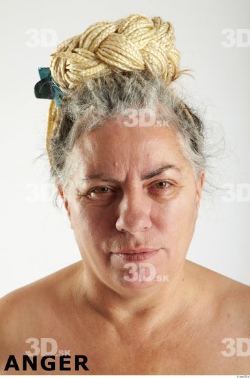 Face Emotions Woman White Overweight