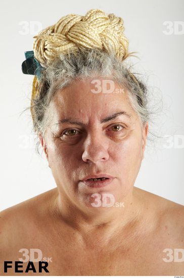 Face Emotions Woman White Overweight