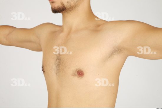 Chest Whole Body Man Nude Casual Slim Studio photo references