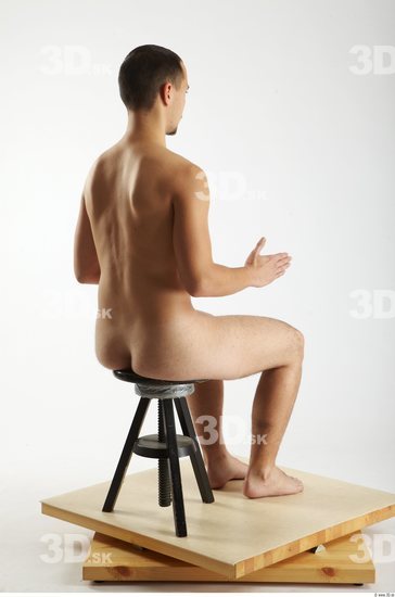 Whole Body Man Artistic poses White Nude Slim