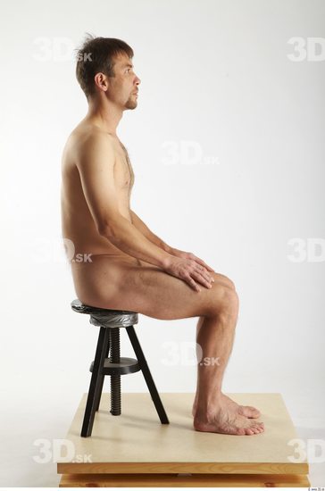 Whole Body Man Artistic poses White Nude Athletic