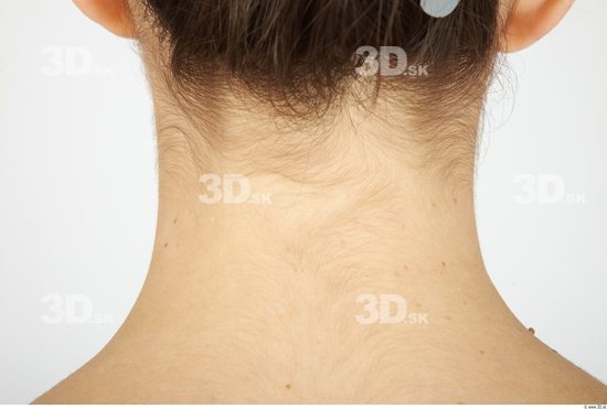 Neck Whole Body Woman Nude Casual Slim Studio photo references