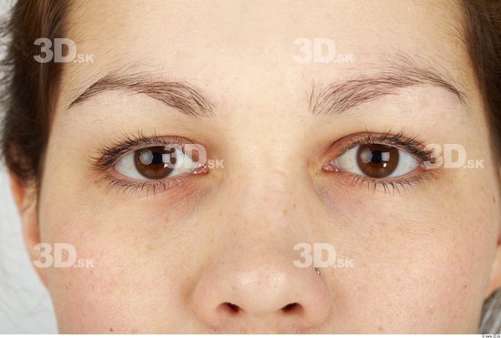 Eye Whole Body Woman Casual Slim Studio photo references