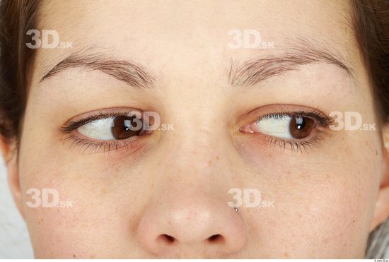 Eye Whole Body Woman Casual Slim Studio photo references