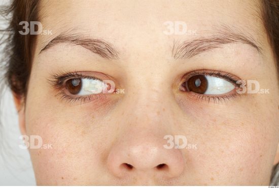 Eye Whole Body Woman Casual Slim Studio photo references