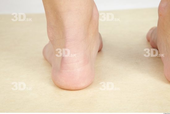 Foot Whole Body Woman Nude Casual Slim Studio photo references