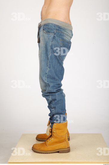 Leg Whole Body Man Casual Jeans Athletic Studio photo references