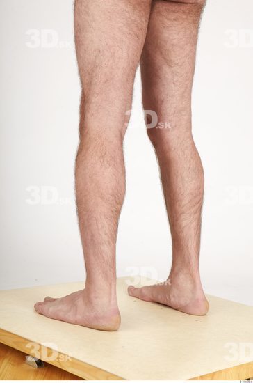 Calf Whole Body Man Nude Casual Athletic Studio photo references