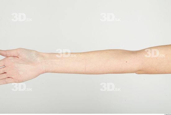 Forearm Whole Body Woman Nude Casual Underweight Studio photo references