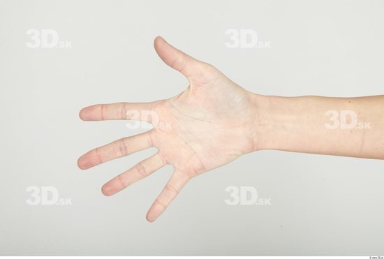 Hand Whole Body Woman Casual Underweight Studio photo references