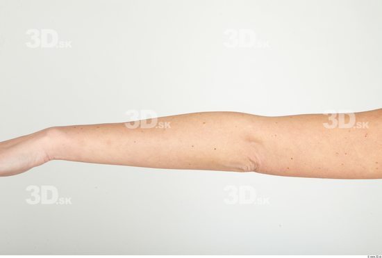 Forearm Whole Body Woman Nude Casual Underweight Studio photo references