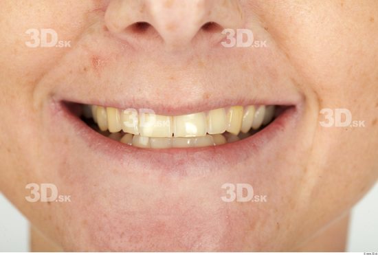 Whole Body Teeth Woman Casual Underweight Studio photo references