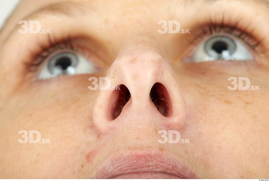 Nose Whole Body Woman Casual Underweight Studio photo references