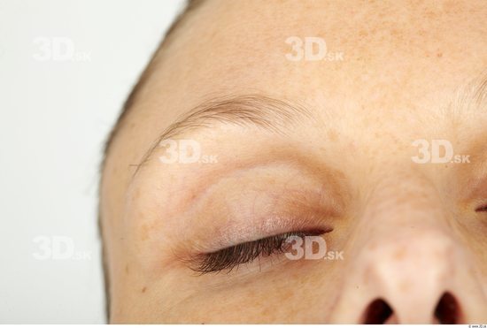 Eye Whole Body Woman Casual Underweight Studio photo references