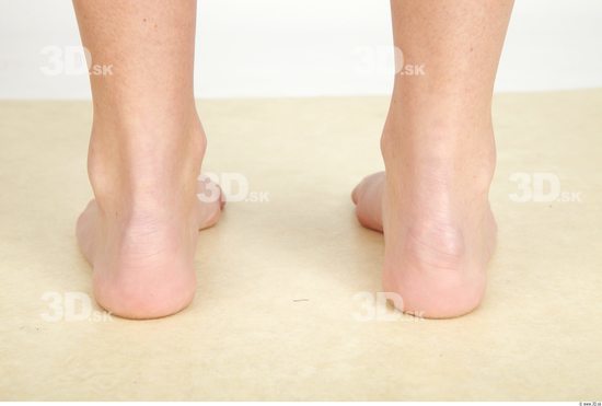 Foot Whole Body Woman Nude Casual Underweight Studio photo references