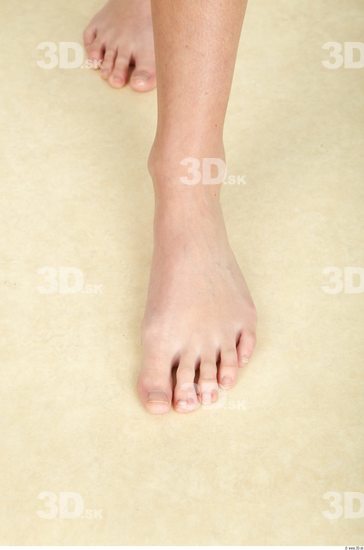 Foot Whole Body Woman Nude Casual Underweight Studio photo references