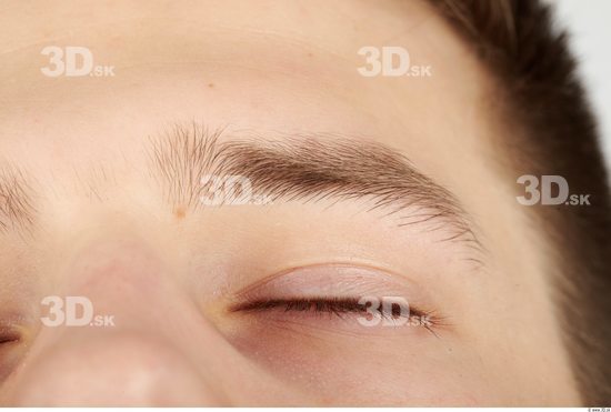 Eye Whole Body Man Casual Athletic Studio photo references