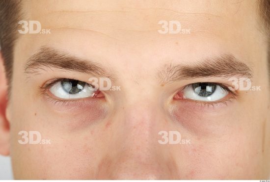 Eye Whole Body Man Casual Athletic Studio photo references