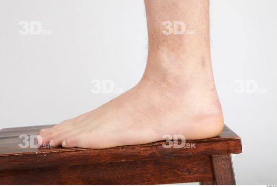 Foot Whole Body Man Nude Casual Athletic Studio photo references